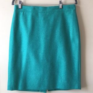 J. Crew wool pencil skirt